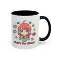 Anime Girl Ramen Mug — "What's for Dinner" Cute Kawaii Coffee Cup (11/15oz)