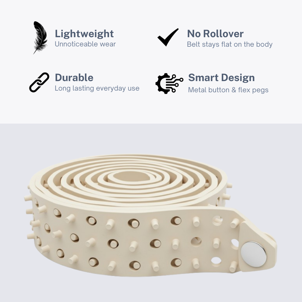 Shirt Tucker Rubber Belt - Adjustable Shirt Stays for Men and Women - Non-Slip, Consistent Hold For Sports, Events, and Law Enforcement - For Neat Appearance  adjustable to fit 22" to 46" sizes)