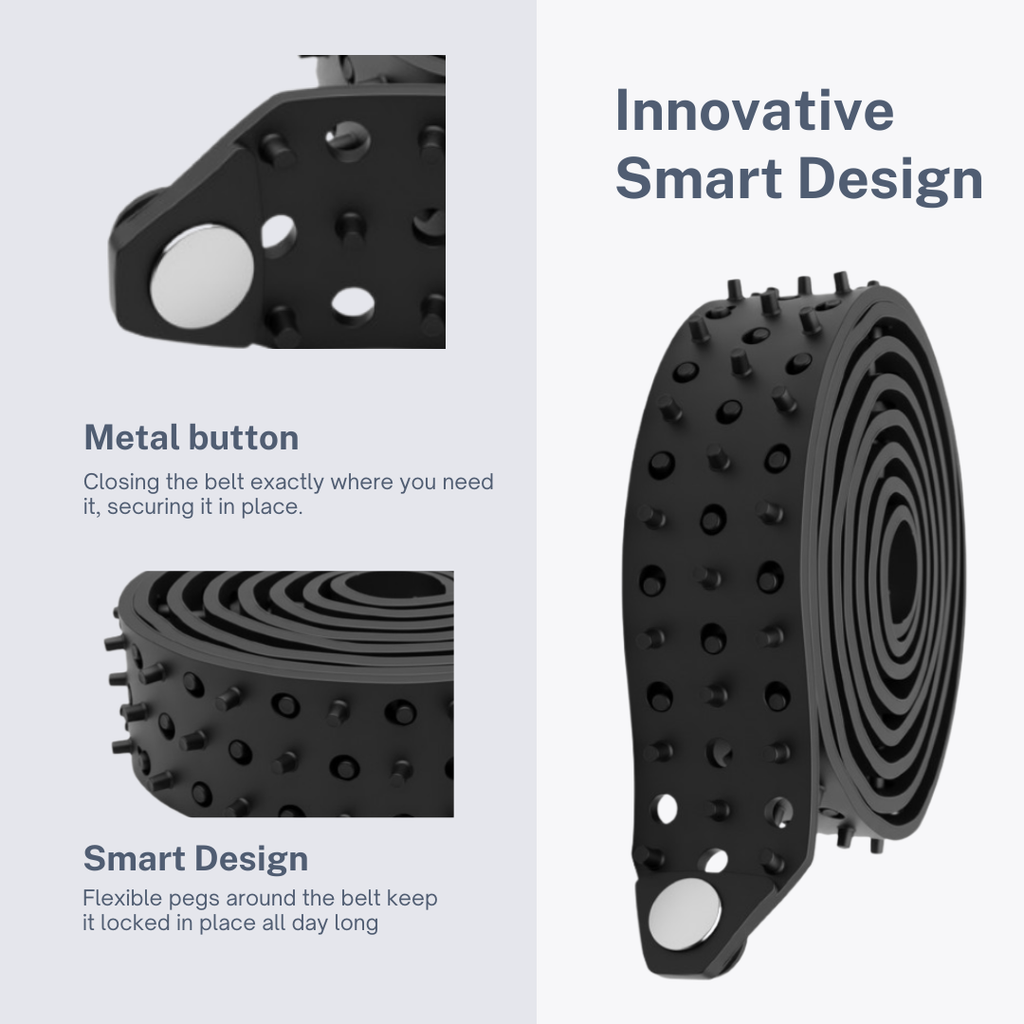 Shirt Tucker Rubber Belt - Adjustable Shirt Stays for Men and Women - Non-Slip, Consistent Hold For Sports, Events, and Law Enforcement - For Neat Appearance  adjustable to fit 22" to 46" sizes)