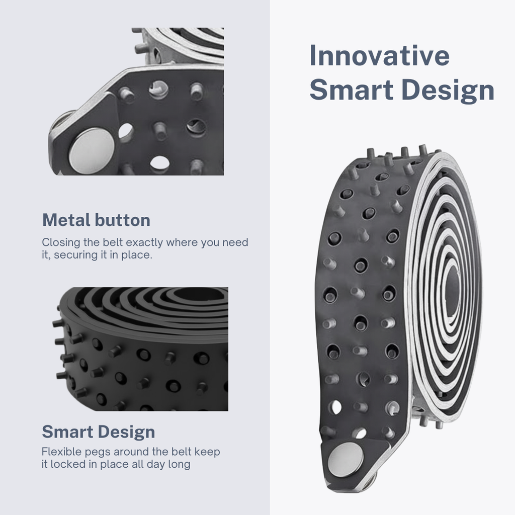 Shirt Tucker Rubber Belt - Adjustable Shirt Stays for Men and Women - Non-Slip, Consistent Hold For Sports, Events, and Law Enforcement - For Neat Appearance  adjustable to fit 22" to 46" sizes)