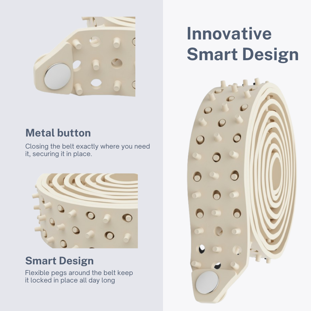 Shirt Tucker Rubber Belt - Adjustable Shirt Stays for Men and Women - Non-Slip, Consistent Hold For Sports, Events, and Law Enforcement - For Neat Appearance  adjustable to fit 22" to 46" sizes)